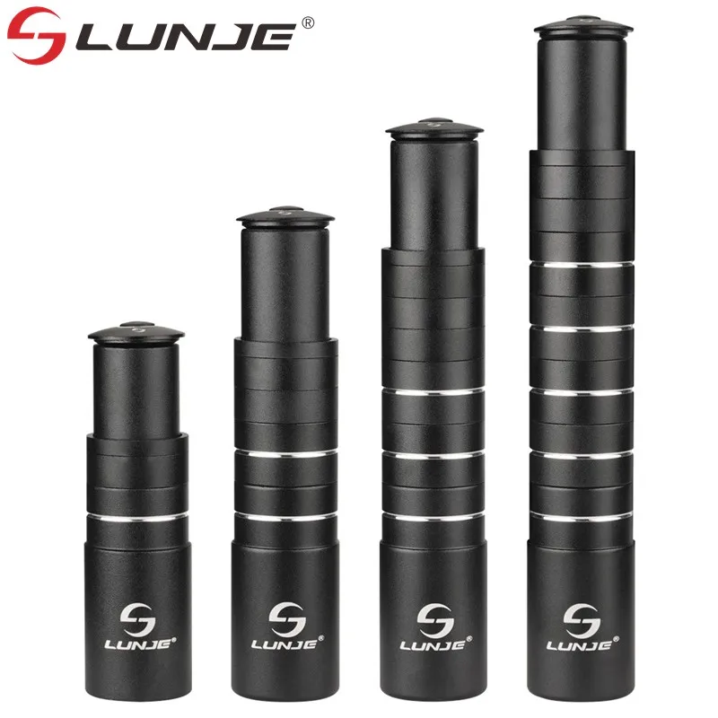 Handlebar Riser Stem - แฮนด์จักรยานส่วนต่อขยายความสูงแนวตั้งอลูมิเนียมความแข็งแรงสูงขี่สบายปรับความสูงที่เพิ่มแฮนด์
