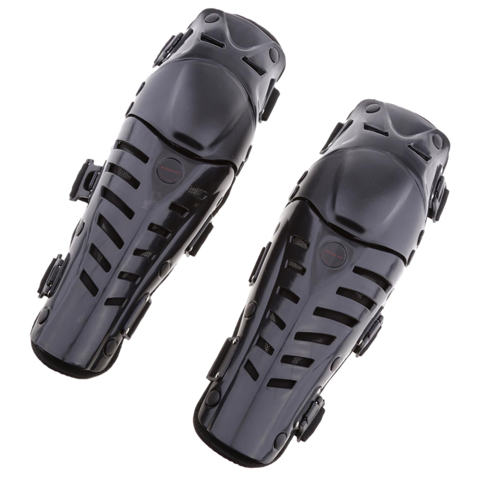 Mountain Biking Knee And Elbow Pads - แผ่นรองข้อศอก ข้อเข่า และหน้าแข้งแบบปรับได้สำหรับรถมอเตอร์ไซค์ ATV โมโตครอส สำหรับมอเตอร์ไซค์