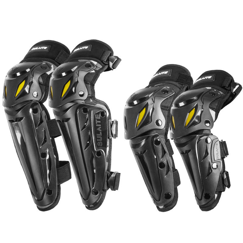 Mountain Biking Knee And Elbow Pads - สนับเข่ามอเตอร์ครอส อุปกรณ์ป้องกันข้อศอกสำหรับขี่มอเตอร์ไซค์ รถจักรยานยนต์ รถออฟโรด แข่งรถ MTB