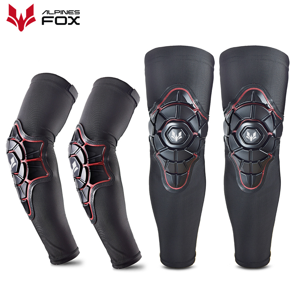 Mountain Biking Knee And Elbow Pads - ปลอกแขนสำหรับผู้ชาย, ที่รัดข้อศอกสำหรับขี่มอเตอร์ไซค์วิบาก MX MTB ป้องกันเข่าจักรยานเสือภูเขาออฟโรด