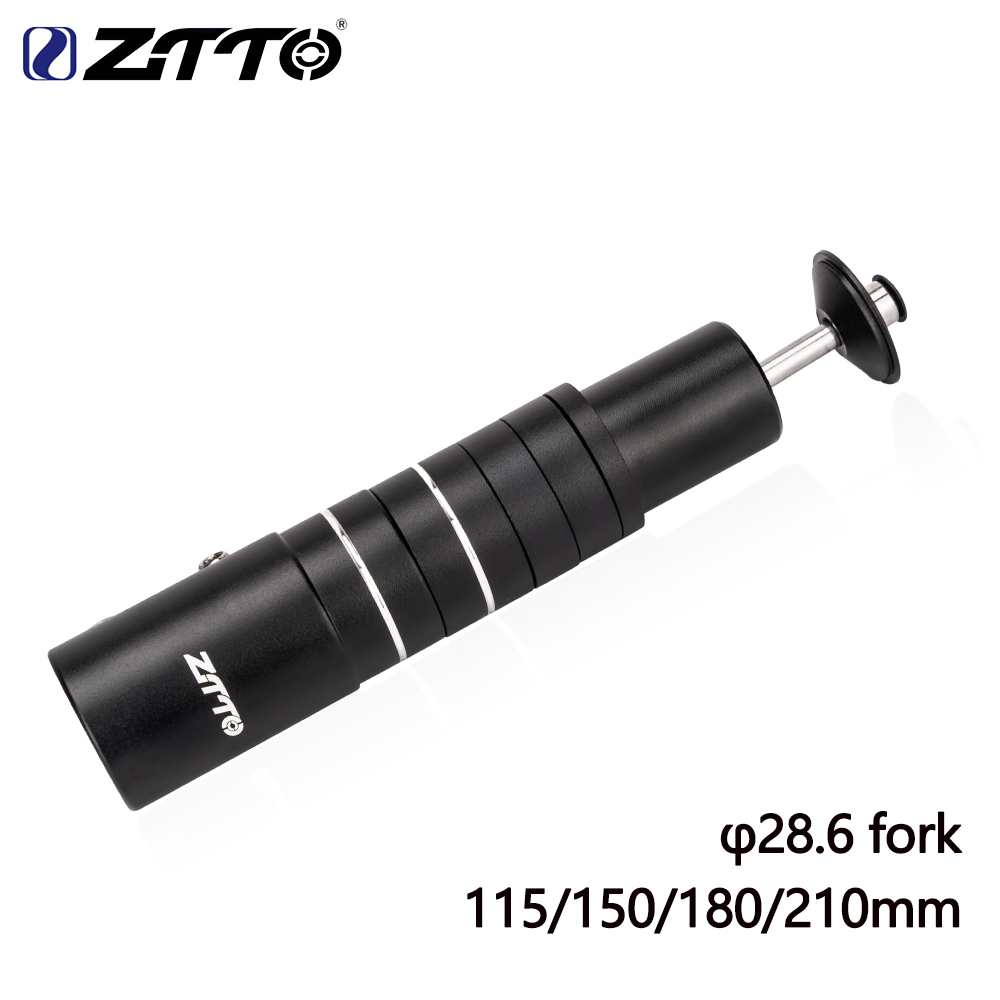 Handlebar Riser Stem - Ztto ตัวเพิ่มความสูงของก้านแฮนด์จักรยานเสือภูเขาอะลูมินัมอัลลอยความสูงของจักรยานเสือหมอบที่กั้นความสูง115มม. 150มม. 180มม. 210มม. 28.6มม.