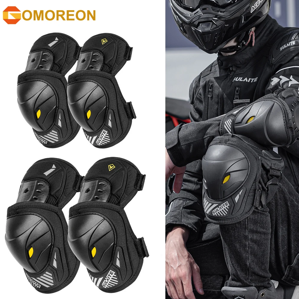 GOMOREON ชุดป้องกันเข่าและข้อศ - Mountain Biking Knee And Elbow Pads บทวิจารณ์และราคา