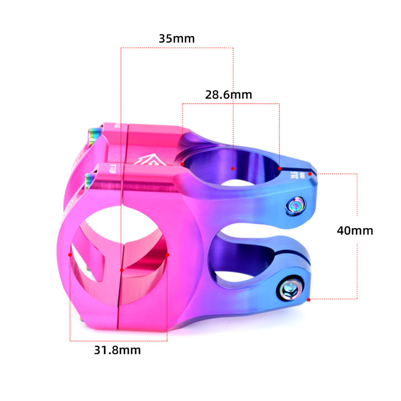 สเต็มจักรยานเสือภูเขา 31.8*35  - Handlebar Riser Stem บทวิจารณ์และราคา