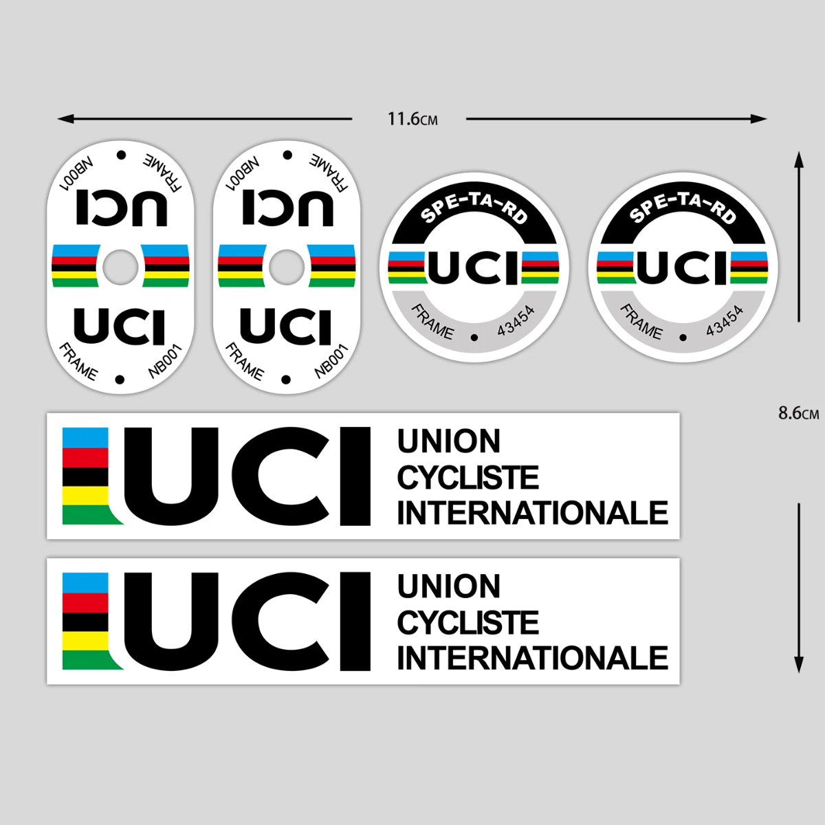 สติกเกอร์ติดเฟรมจักรยาน UCI วั - Mountain Biking Helmet บทวิจารณ์และราคา