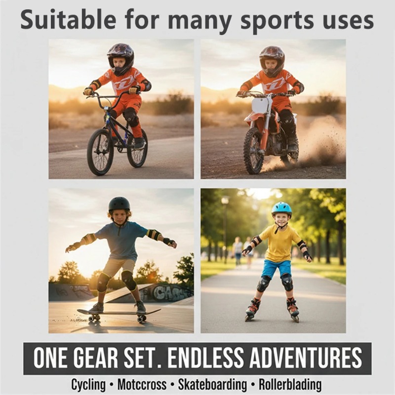 ชุดสนับเข่าและสนับศอกป้องกันกา - Mountain Biking Knee And Elbow Pads บทวิจารณ์และราคา