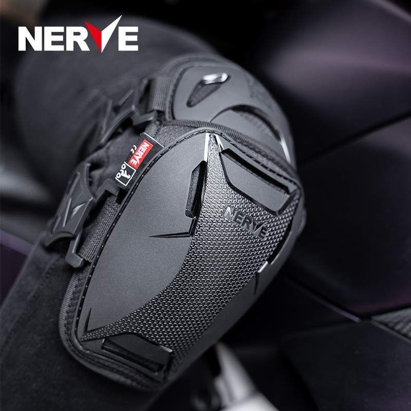 NERVE รถจักรยานยนต์เข่า Pads M - Mountain Biking Knee And Elbow Pads บทวิจารณ์และราคา