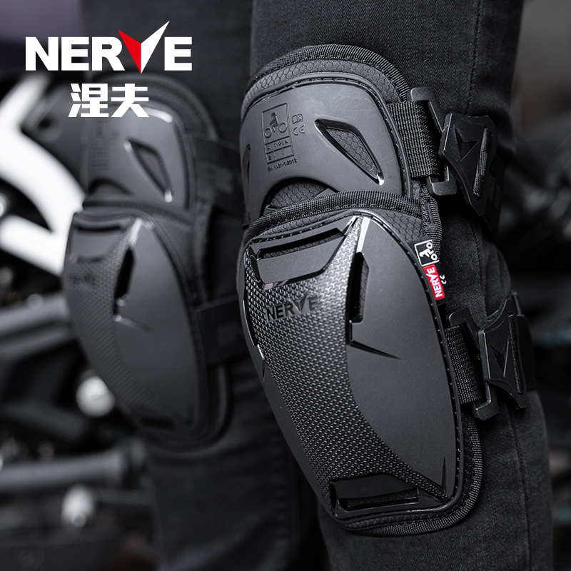 NERVE รถจักรยานยนต์เข่า Pads M - Mountain Biking Knee And Elbow Pads บทวิจารณ์และราคา