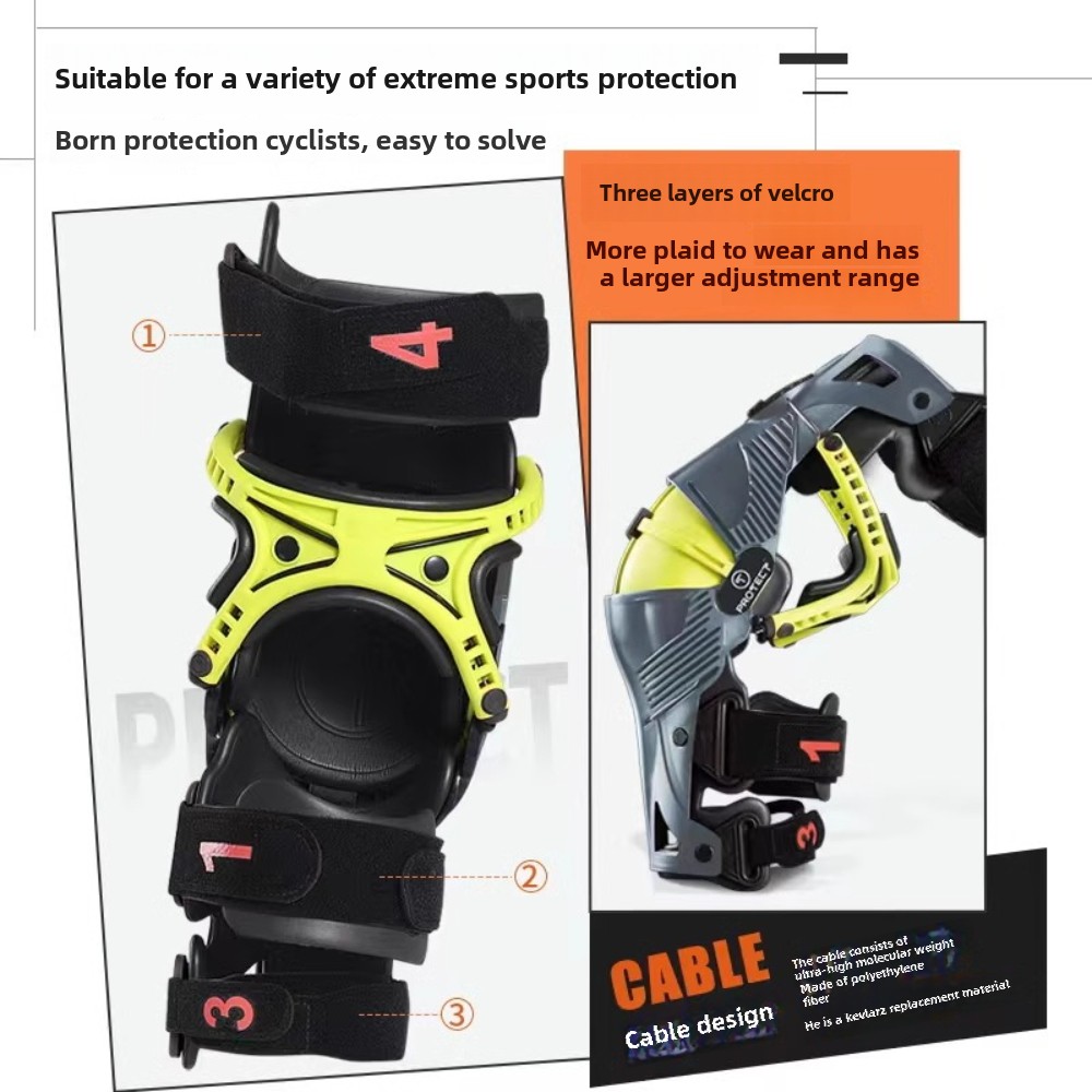 GYR ความปลอดภัย Kneecap Skelet - Mountain Biking Knee And Elbow Pads บทวิจารณ์และราคา