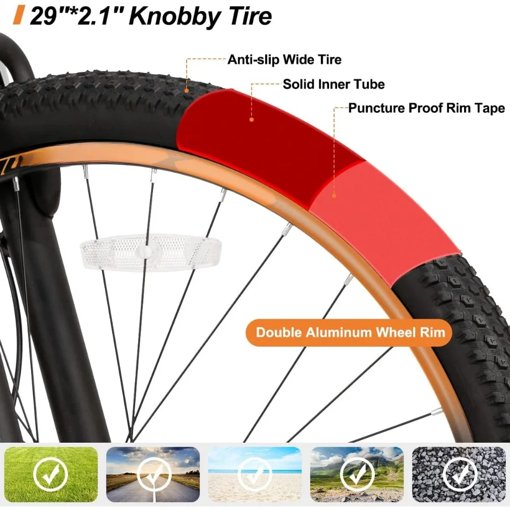 % จักรยานเสือภูเขาชาย 29 นิ้ว  - Mountain Biking Trails บทวิจารณ์และราคา