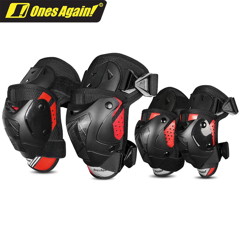 ชุดแผ่นป้องกันระดับ CE 1 จำนวน - Mountain Biking Knee And Elbow Pads บทวิจารณ์และราคา
