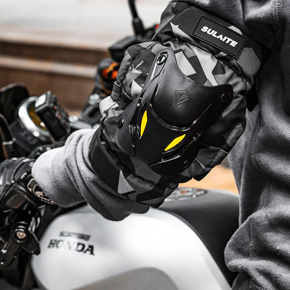 อุปกรณ์ขี่มอเตอร์ไซค์ระดับพรีเ - Mountain Biking Knee And Elbow Pads บทวิจารณ์และราคา