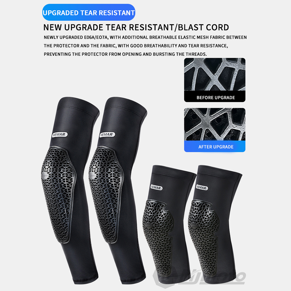 VEMAR Chilled Anti-Fall รถจักร - Mountain Biking Knee And Elbow Pads บทวิจารณ์และราคา