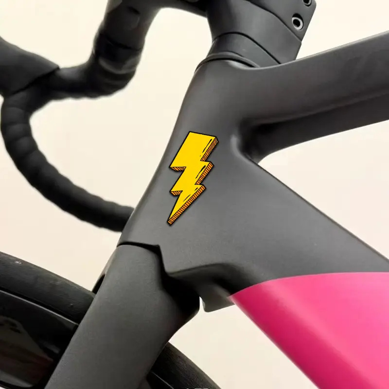1 ชิ้นสติกเกอร์ลายสายฟ้าสติกเก - Mountain Biking Helmet บทวิจารณ์และราคา