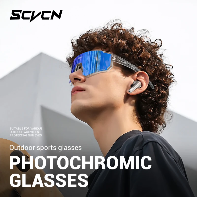 SCVCN ใหม่กลางแจ้ง Photochromi - Mountain Biking Sunglasses บทวิจารณ์และราคา