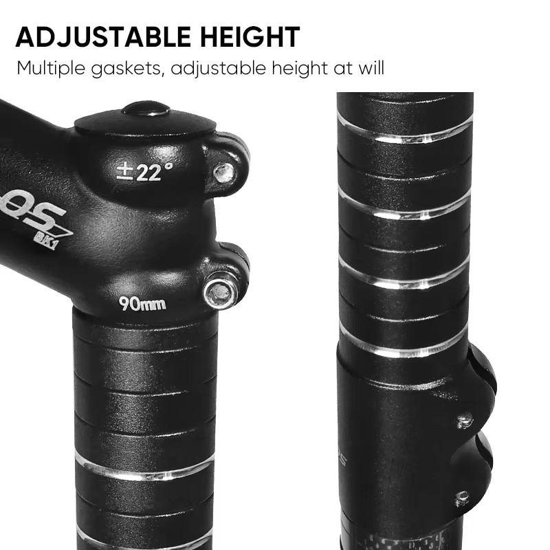 BUCKLOSจักรยานHandlebar Stemคว - Handlebar Riser Stem บทวิจารณ์และราคา