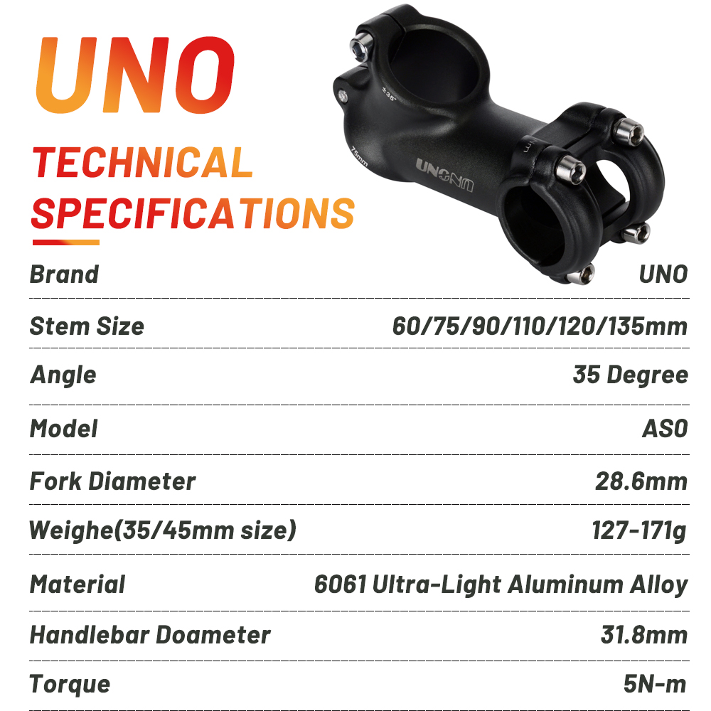 UNO อลูมิเนียมล้อแม็ก Riser 25 - Handlebar Riser Stem บทวิจารณ์และราคา