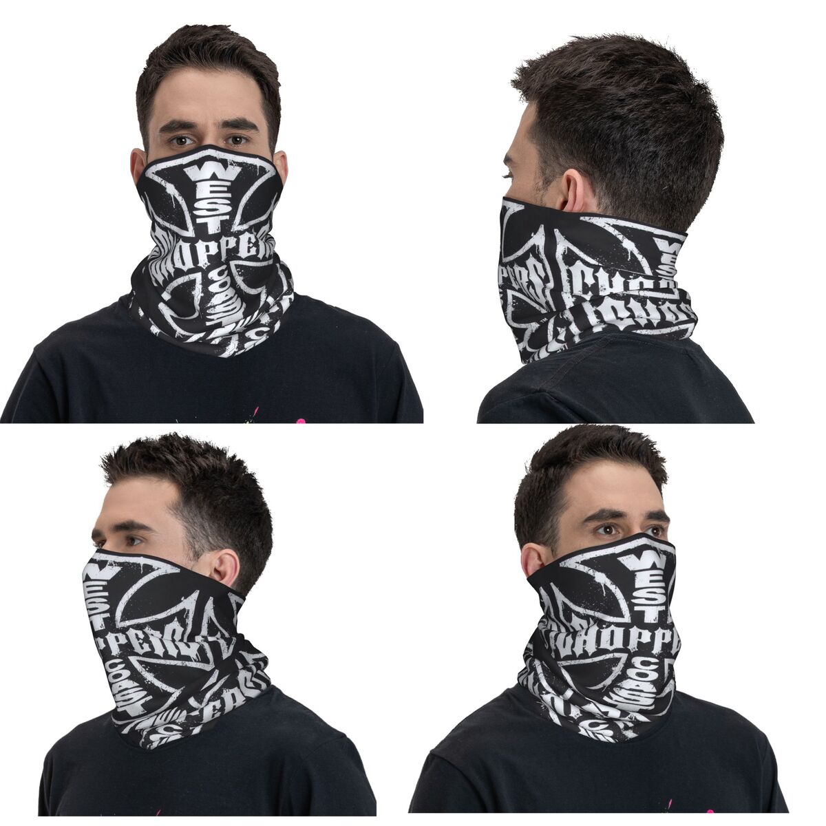 ผ้าคลุมหน้าแบบพันคอ ลาย West C - Mountain Biking Trails บทวิจารณ์และราคา